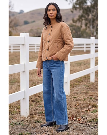 Roman Cotton Twill Quilted Jacket