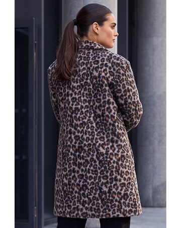 Roman Petite Animal Boucle Coat