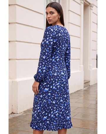 Roman Abstract Keyhole Dress