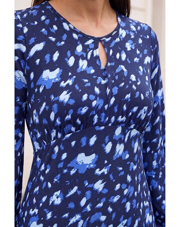 Roman Abstract Keyhole Dress