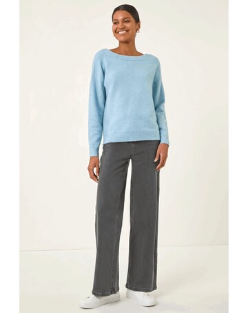 Roman Ribbon Bow Tie Back Jumper