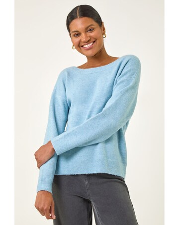 Roman Ribbon Bow Tie Back Jumper