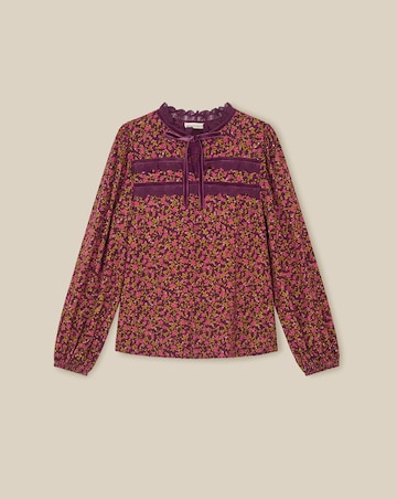 Monsoon Sophie Floral Print Jersey Top