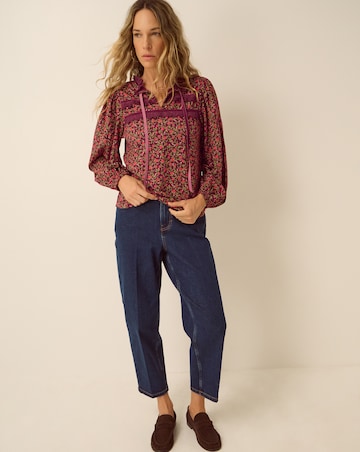Monsoon Sophie Floral Print Jersey Top