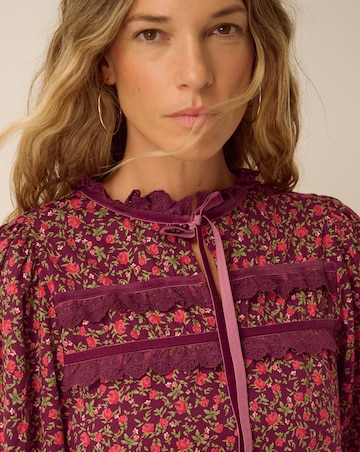 Monsoon Sophie Floral Print Jersey Top