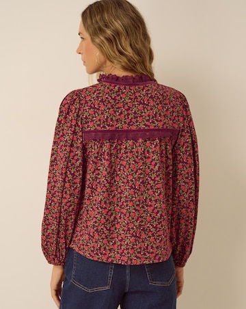 Monsoon Sophie Floral Print Jersey Top