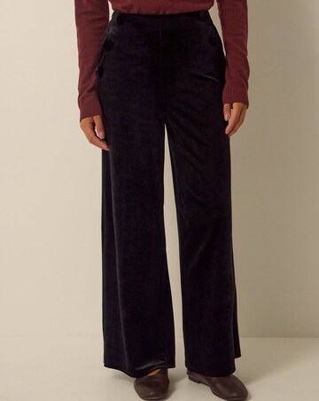 Monsoon Verna Velvet Wide Leg Trousers
