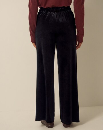 Monsoon Verna Velvet Wide Leg Trousers