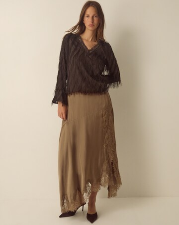 Monsoon Tawn V-Neck Fringe Top