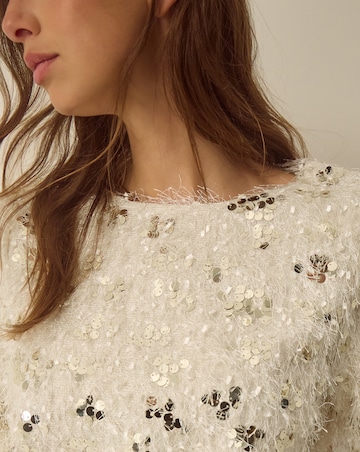 Monsoon Saskia Sequin Fringe Top