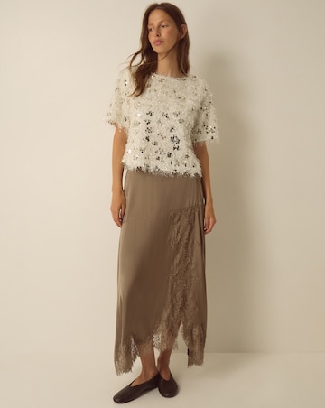 Monsoon Saskia Sequin Fringe Top