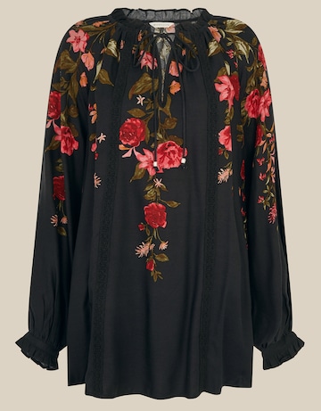 Monsoon Camille V-Neck Floral Blouse
