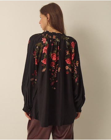 Monsoon Camille V-Neck Floral Blouse