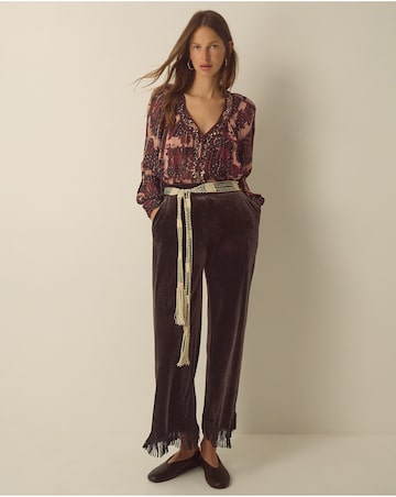 Monsoon Poppy V-Neck Embellished Blouse