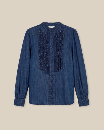 Monsoon Sophia Ruffle Denim Shirt