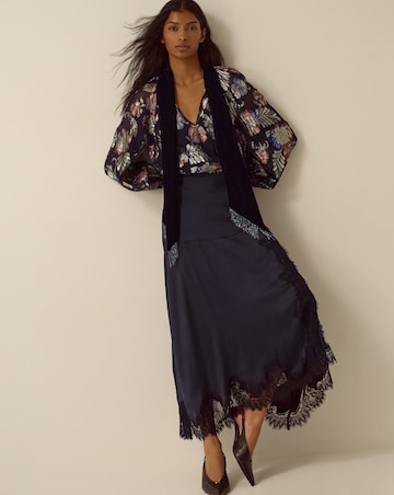 Monsoon Hattie Metallic Jacquard Blouse
