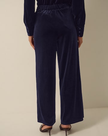 Monsoon Verna Velvet Wide Leg Trousers