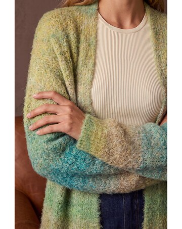 Roman Ombre Longline Knit Cardigan