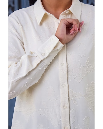 Roman Floral Textured Collared Shirt