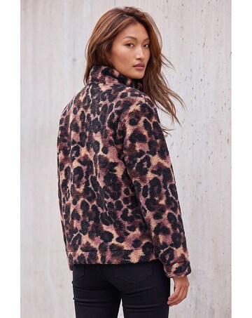 Roman Animal Print Fleece Jacket