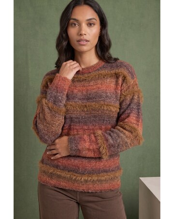 Roman Space Dye Stripe Knit Jumper