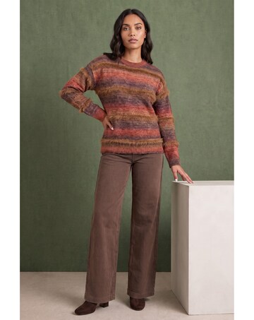 Roman Space Dye Stripe Knit Jumper