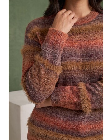 Roman Space Dye Stripe Knit Jumper