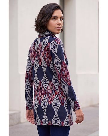 Roman Printed Longline Tunic
