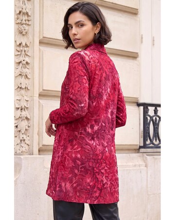 Roman Burnout Print Tunic Top