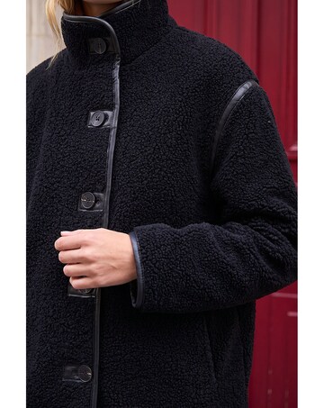 Roman Borg Contrast Pipe Coat