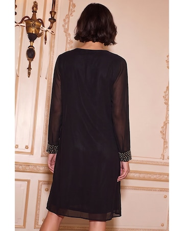 Roman Sparkle Shift Dress & Shrug