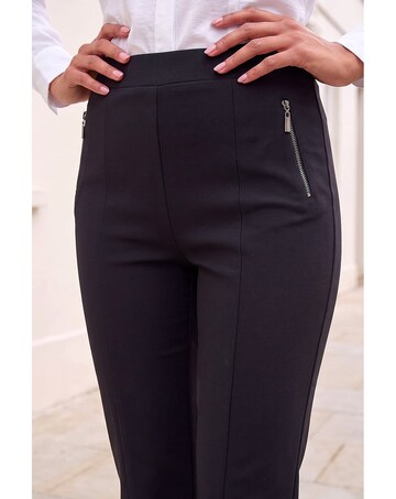 Roman Ponte Zip Slim Trousers