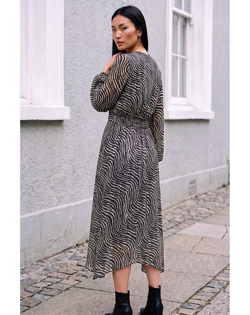 Roman Animal Twist Front Dress