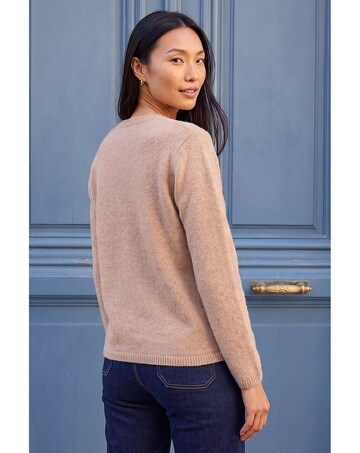 Roman Floral Corsage Cardigan