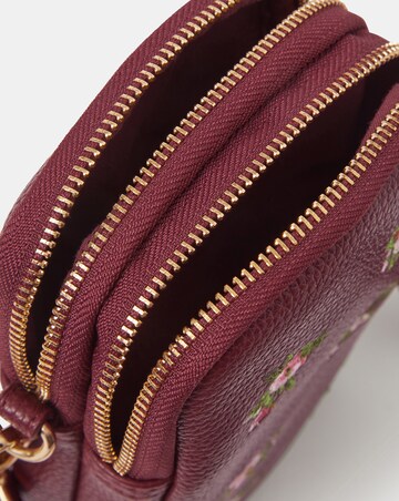 Accessorize Floral Embroidered Phone Bag
