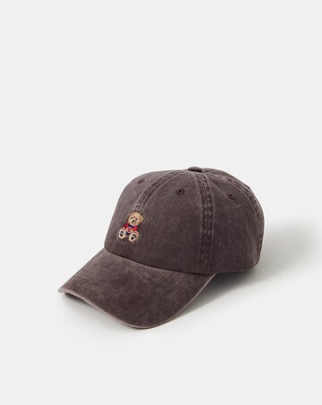 Accessorize Teddy Bear Denim Cap