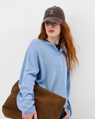 Accessorize Teddy Bear Denim Cap