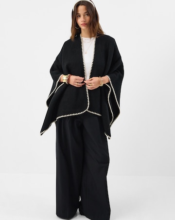 Accessorize Whipstitch Knit Poncho