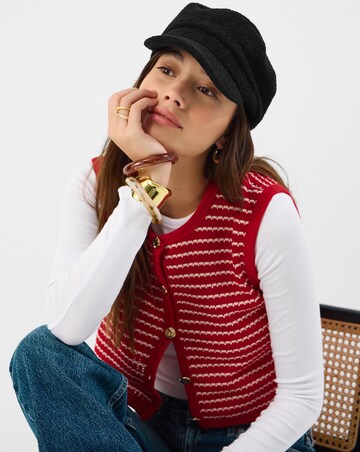 Accessorize Boucle Baker Boy Hat