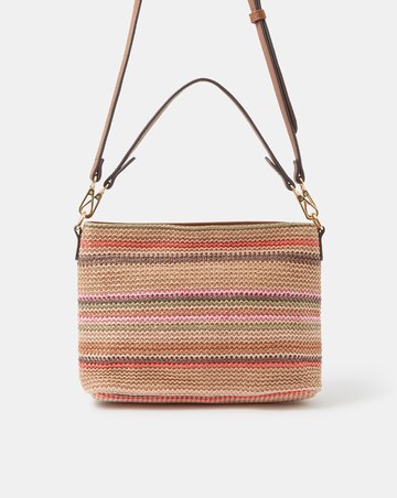 Accessorize Woven Raffia Crossbody Bag