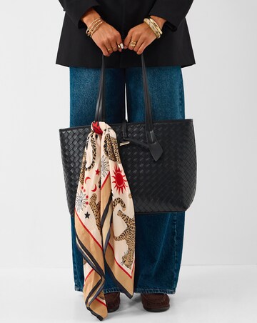 Accessorize Woven Tote Bag