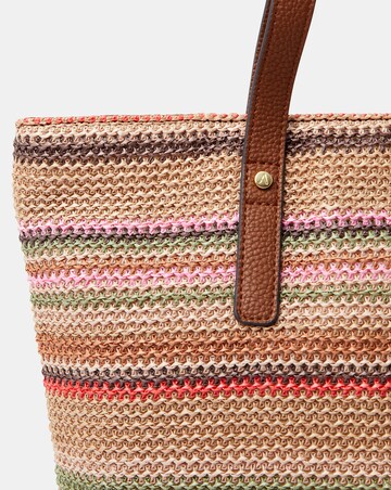 Accessorize Woven Raffia Shoulder Bag