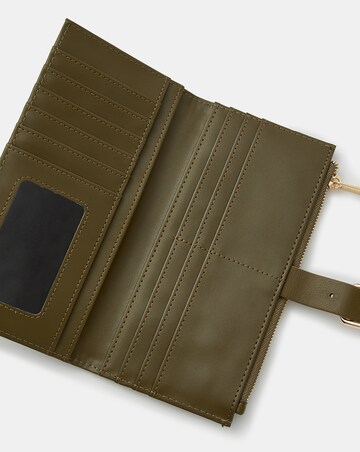 Accessorize Faux Suede Buckle Purse