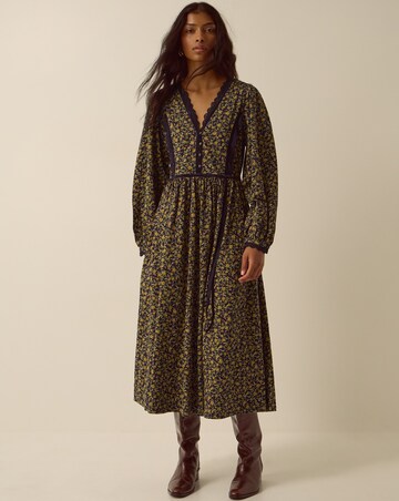 Monsoon Sophie Floral Jersey Midi Dress