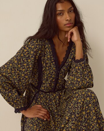 Monsoon Sophie Floral Jersey Midi Dress