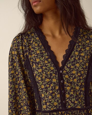 Monsoon Sophie Floral Jersey Midi Dress