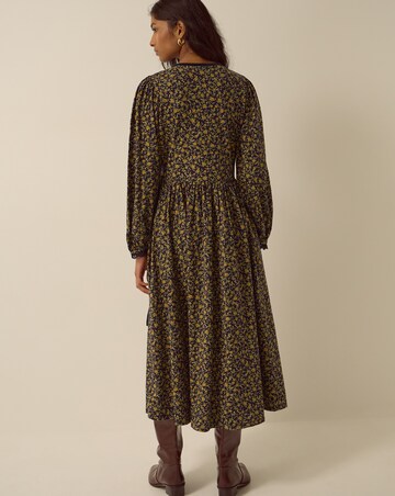 Monsoon Sophie Floral Jersey Midi Dress