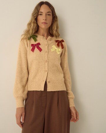 Monsoon Mila Bow Embellished Cardigan