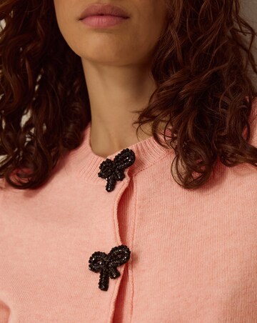 Monsoon Bonny Beaded Bow Cardigan