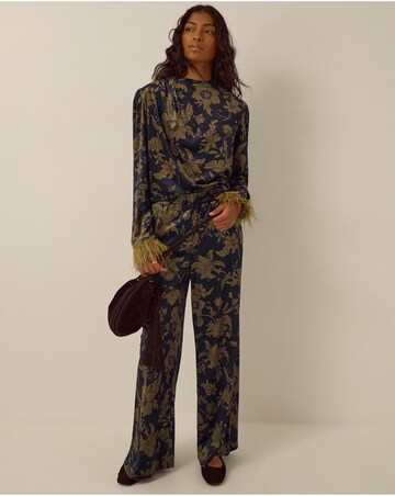 Monsoon Princella Feather Floral Top